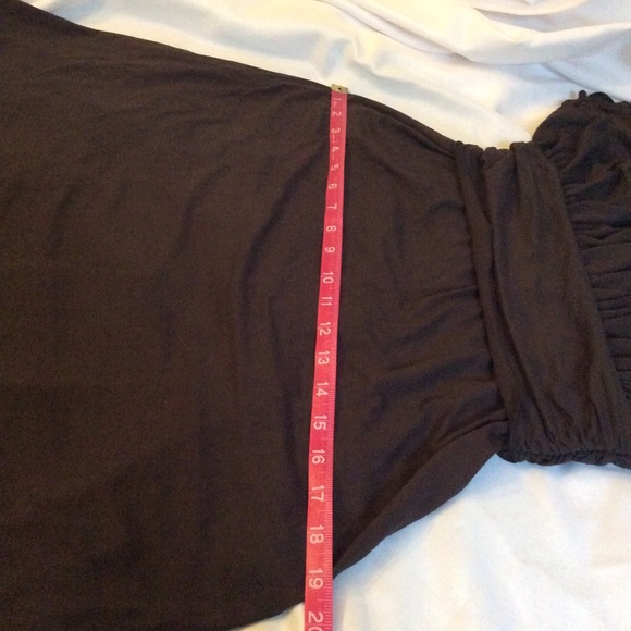 Max Studio Cute Deep Chocolate Brown Cap Dress S - Picture 11 of 12